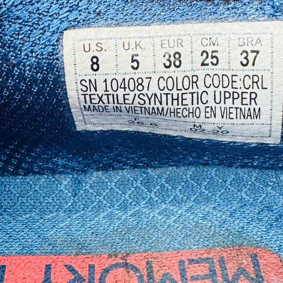 Skechers Summits Sneaker Shoes Womens US 8 Pink Blue Memory Foam Athletic 104087 - Picture 9 of 9